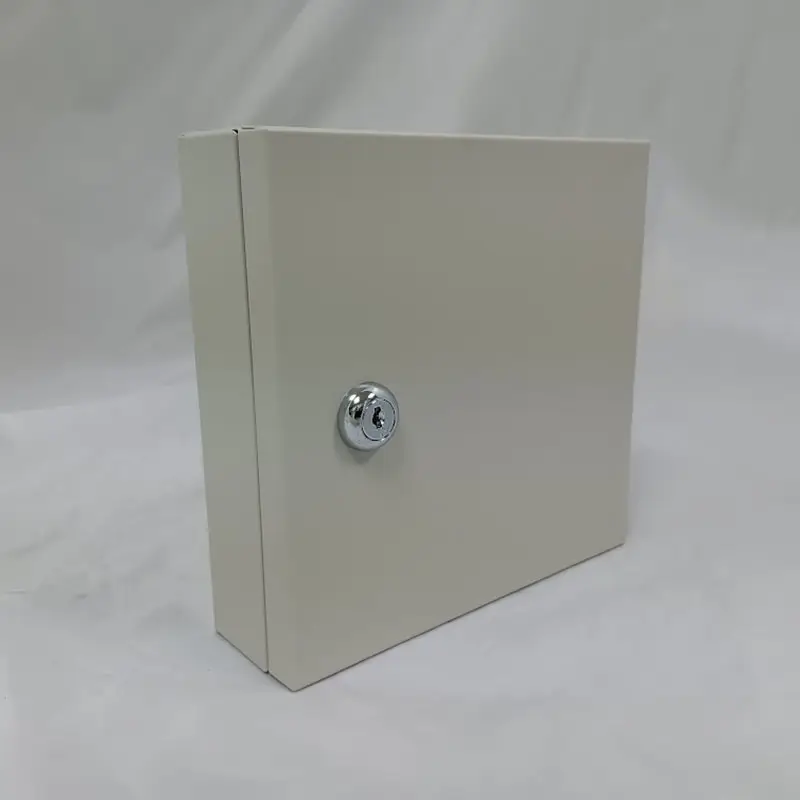 Lockable wall mount key cabinet square edges 20 keys