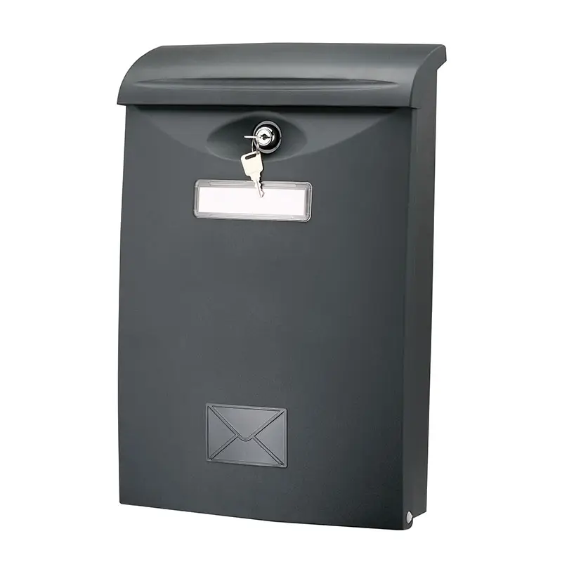 Vertical wall mount Plastic mailbox / letter box A4 size